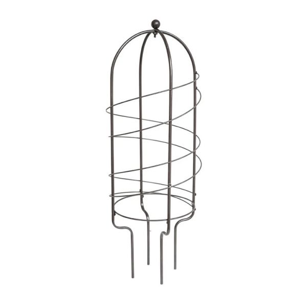 Outdoor Pot Plant Support - Mild Steel - L75 x W26 x H26 cm - Zinc