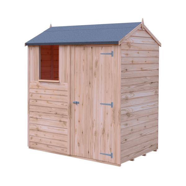 Overlap 6 x 4 Single Door Reverse Apex