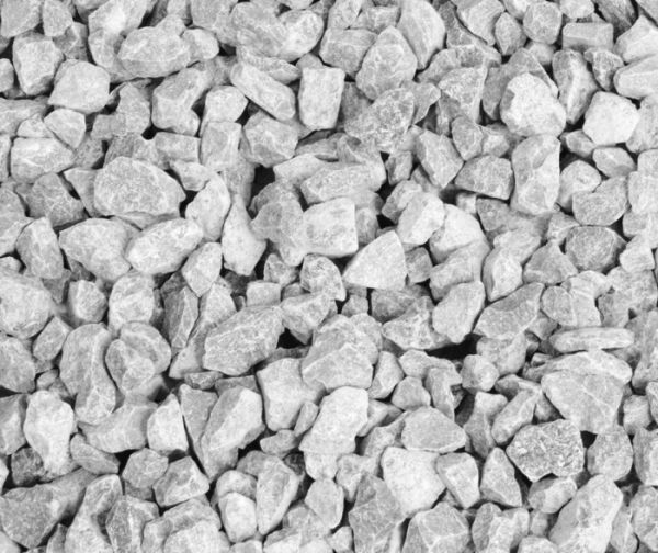 10mm White Limestone Aggregate Bulk Bag - 850 kg - L100 x W100 x H80 cm