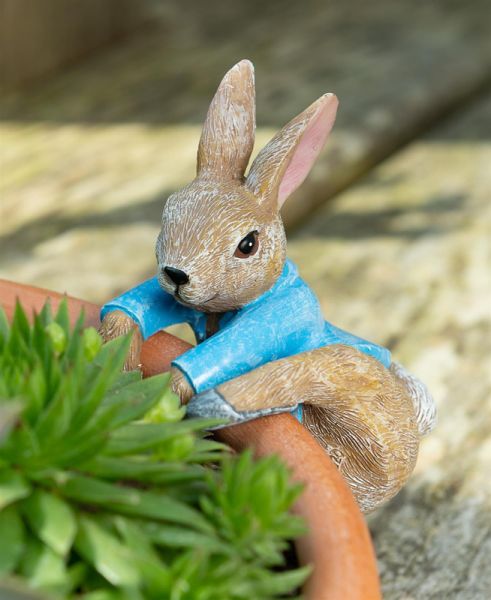 Beatrix Potter Peter Rabbit Climbing Plant Pot Hanger - L9 x W7.5 x H7 cm