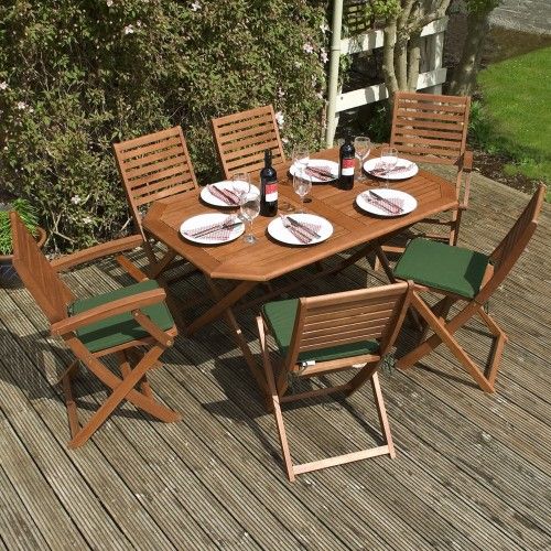 Plumley Set Wooden Garden Furniture - Timber - L85 x W140 x H73 cm