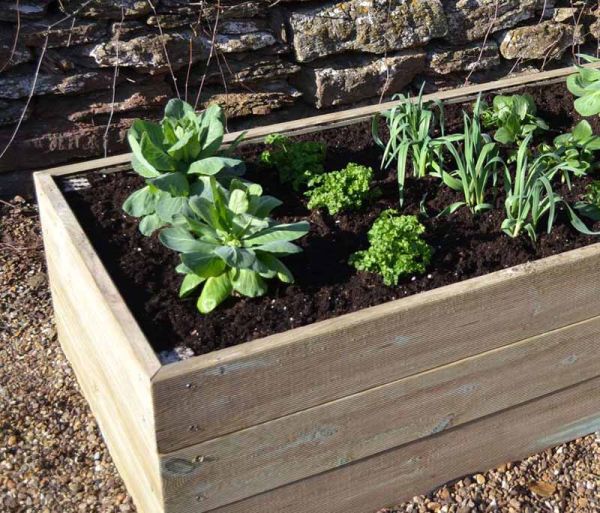 Optional Raised Base Without Slats for 6 Feet Half Growhouse