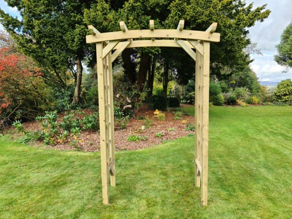Ivy Arch 4ft - Timber - L50 x W120 x H210 cm - Minimal Assembly Required