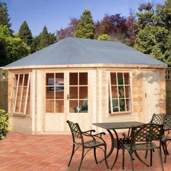 Rowney Corner Log Cabin 10 x 14 Feet