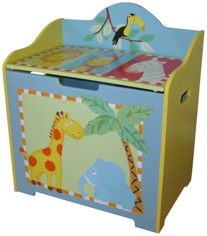 Safari Animals Toy Box