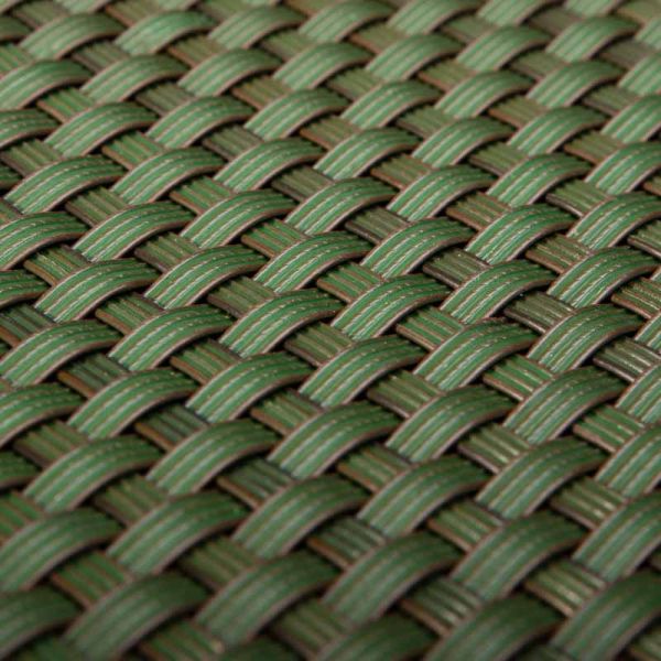 Poly Rattan Screen - Plastic - L100 x W100 x H100 cm - Dark Green