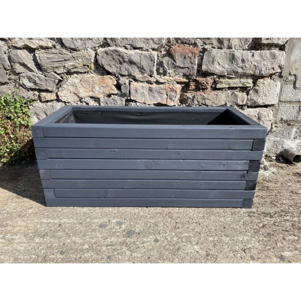 Norfolk Planter (Painted Wooden Planter - Choice of Colours Available) - L90 x W40 x H40 cm