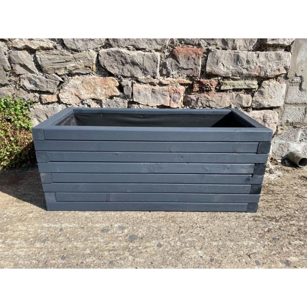 Norfolk Planter (Painted Wooden Planter - Choice of Colours Available) - L50 x W50 x H50 cm