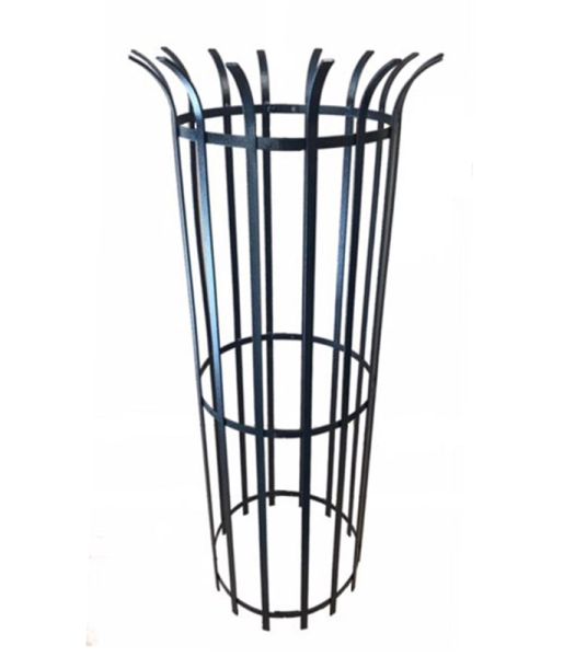 Tree Guard 450 - Garden Plant Support - Solid Steel - L61 x W61 x H147.3 cm - Black