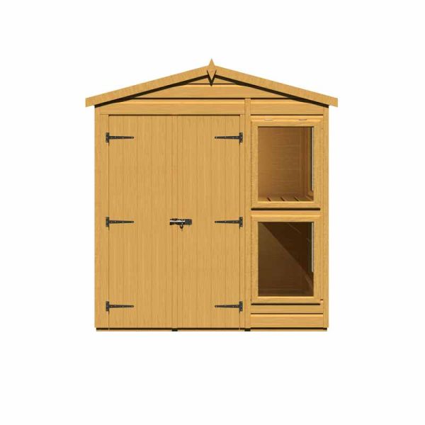 Sun Hut 6 x 4 Feet Potting Shed - L122 x W200.9 x H214.6 cm