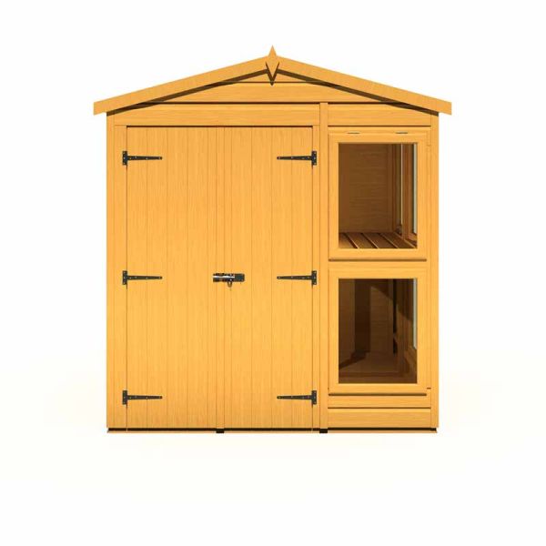 Sun Hut 6 x 6 Feet Potting Shed - L182 x W200.9 x H214.6 cm