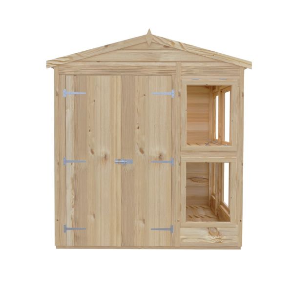 Sun Hut 6 x 6 Feet Potting Shed - L179 x W185.8 x H214.6 cm