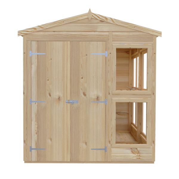 Sun Hut 6 x 8 Feet Potting Shed - L238 x W185.8 x H214.6 cm
