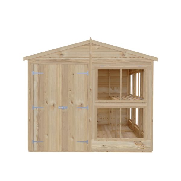 Sun Hut 8 x 12 Feet Potting Shed - L357 x W244.8 x H222.5 cm