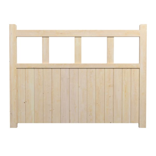 Cottage Wooden Gate Kit - Timber - L4.3 x W120.5 x H91.5 cm - Natural Finish