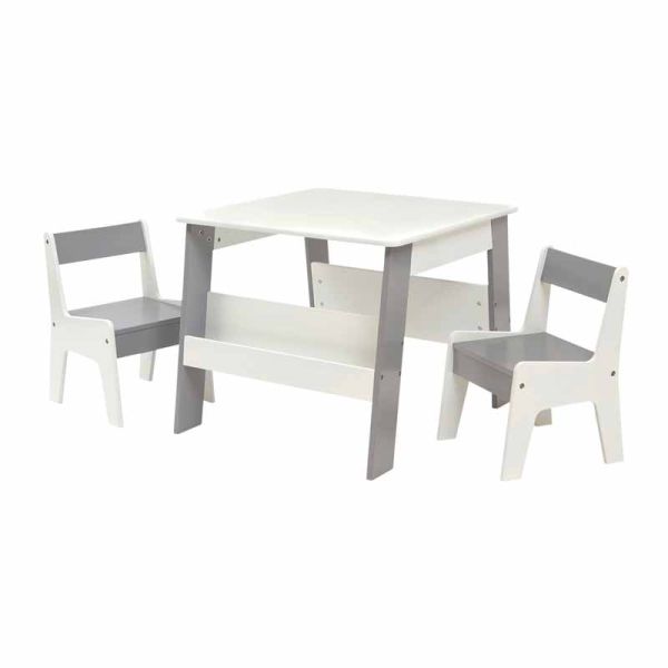 Childrens table and chairs grey best sale