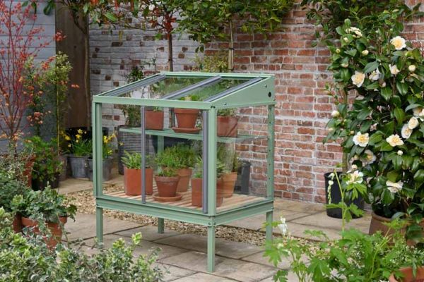 Herb House - Aluminium/Glass - L80 x W55 x H93 cm - Without Coating