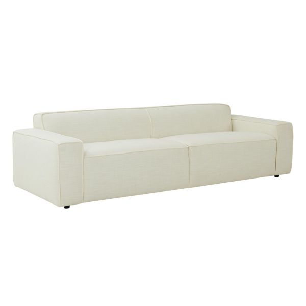 Olafur Sofa - Linen - L90.9 x W245.1 x H67.1 cm - Cream