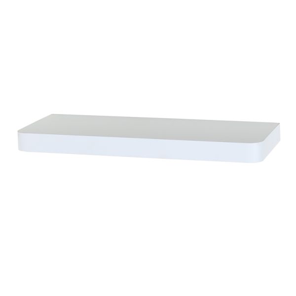 Trent Narrow Floating Shelf Kit - 500 x 145 x 38 mm - Matt White