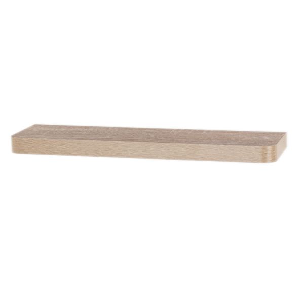 Trent Narrow Floating Shelf Kit - 800 x 145 x 38 mm - Oak