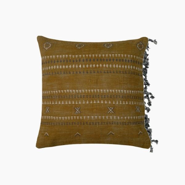 Lopa cushion - Microfiber Filler - L50 x W50 x H1 cm - Mustard
