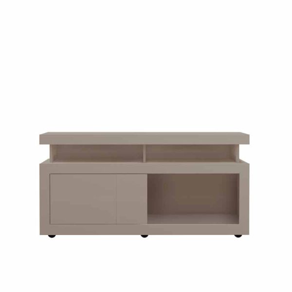 Flat Screen TV Unit - MDP - 136.2 x 40 x 66.7 cm - Grey