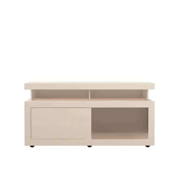 Flat Screen TV Unit - MDP - 136.2 x 40 x 66.7 cm - Off White