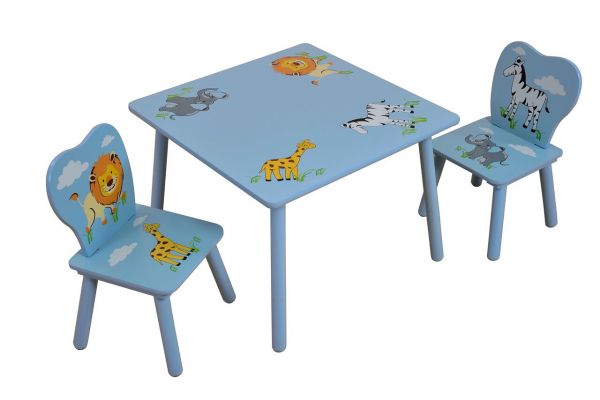 Safari Animal Table & Chairs Set